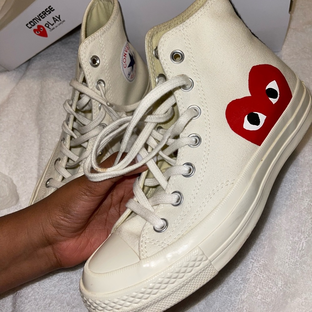 SOLD Comme des Garçons PLAY x Converse Unisex Chuck Taylor